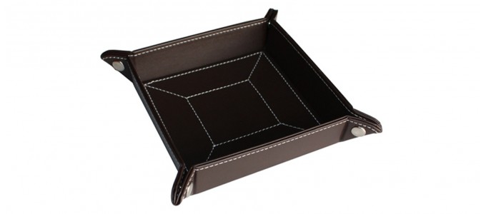 Etui &agrave; cl&eacute;s marron