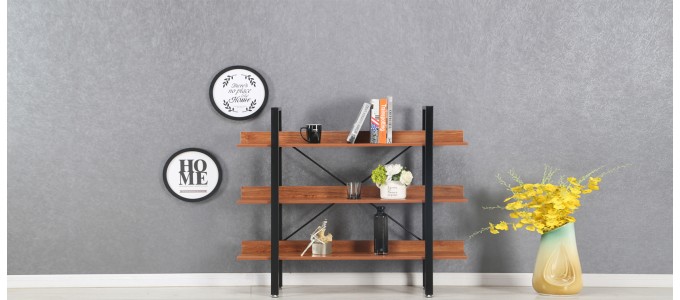 Etag&egrave;re basse style industriel - Ekero